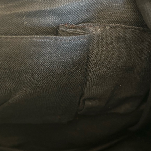 Sondra Robert Squared Vintage Faux Leather Black Rare Shoulder Bag Purse EUC - Picture 16 of 16